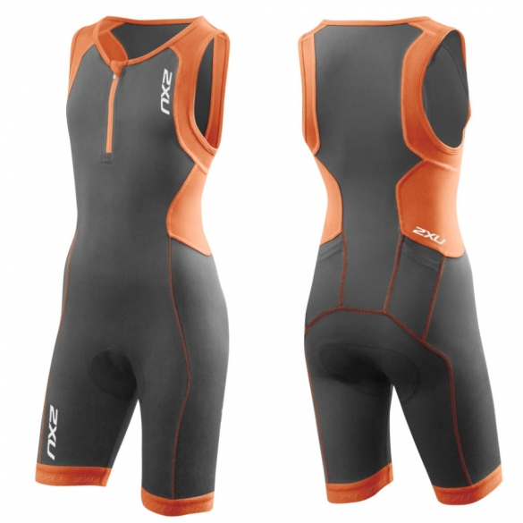 2XU G:2 Active tri suit zwart/oranje jeugd CT3106d 2015 CT3106d